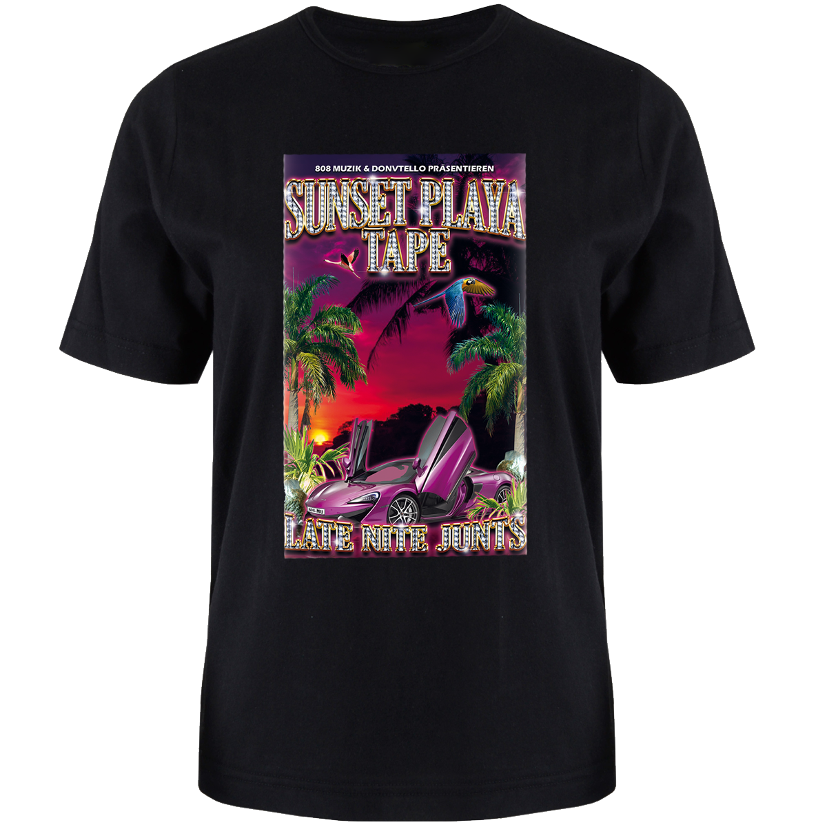 Bild von SUNSET PLAYA - SHIRT [schwarz]