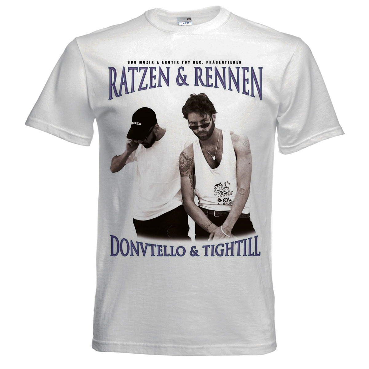 Bild von RATZEN & RENNEN - SHIRT [weiß]